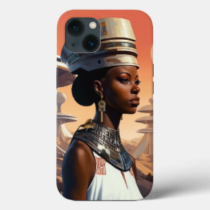 Futuristic Queen Afrofuturistic Science Fiction iPhone 13 Case