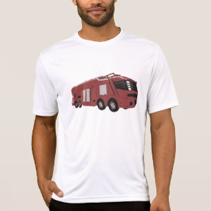 Futuristic Red Sci-Fi Command Vehicle T-Shirt