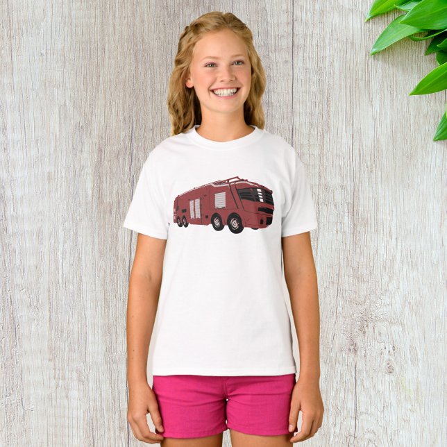 Futuristic Red Sci-Fi Command Vehicle T-Shirt (Creator Uploaded)