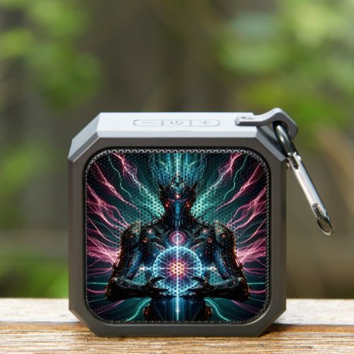 Futuristic Robot Cosmic Core Cyberpunk Bluetooth Speaker