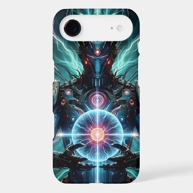 Futuristic Robot Cosmic Core Cyberpunk Case-Mate iPhone Case (Back)