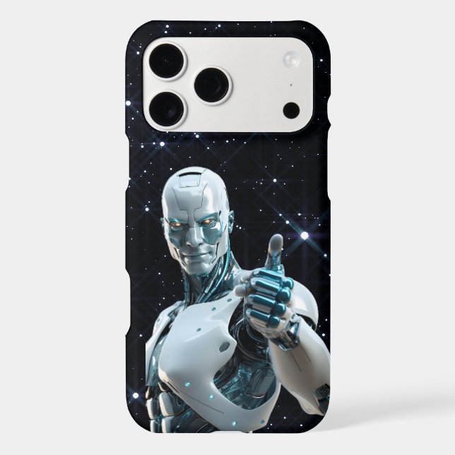 Futuristic Robot iPhone Case (Back)
