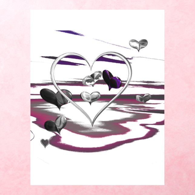 Futuristic Romance Wall Decal (Insitu 3)