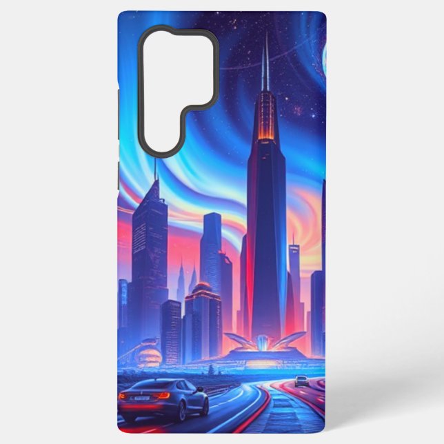 Futuristic Samsung Galaxy S22 Ultra Case (Back)