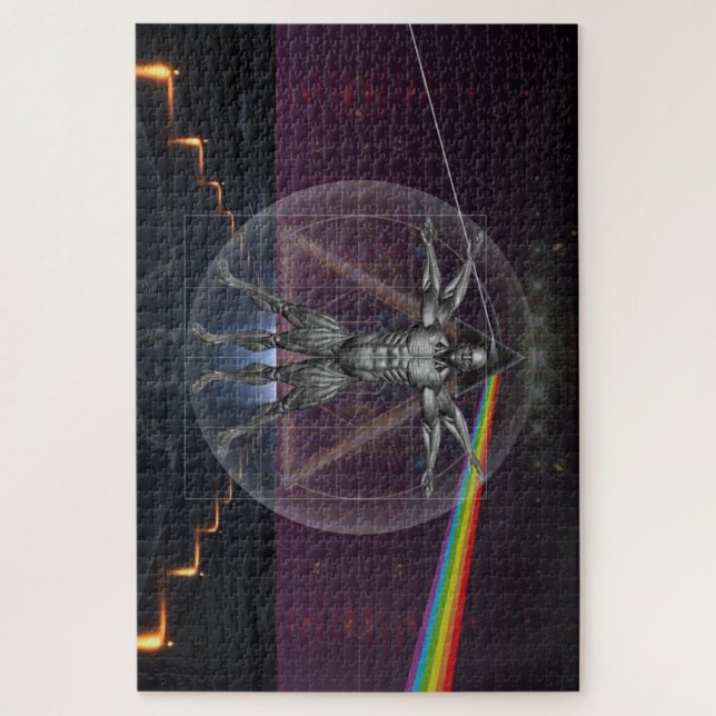 Futuristic Sci-Fi Fantasy Human Technology Jigsaw Puzzle (Vertical)
