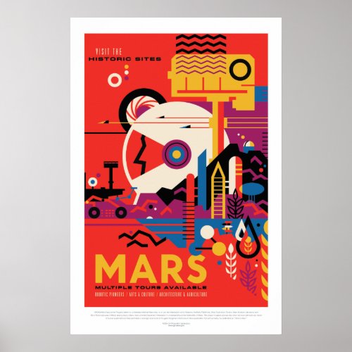 Futuristic Space Poster â All Things Mars
