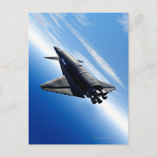 Futuristic Space Shuttle Postcard