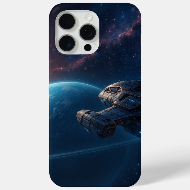 Futuristic Spaceship Case-Mate iPhone Case (Back)