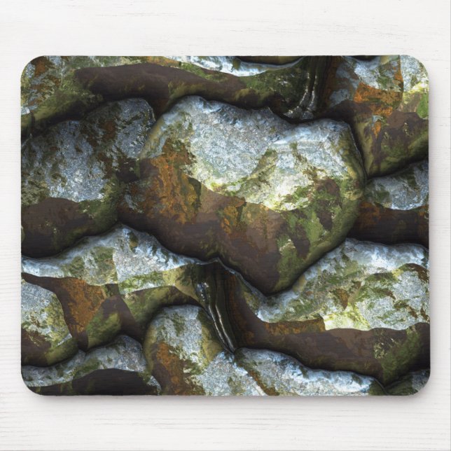 Futuristic Stone Patterns 1 Mouse Pad (Front)