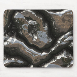 Futuristic Stone Patterns 2 Mouse Pad