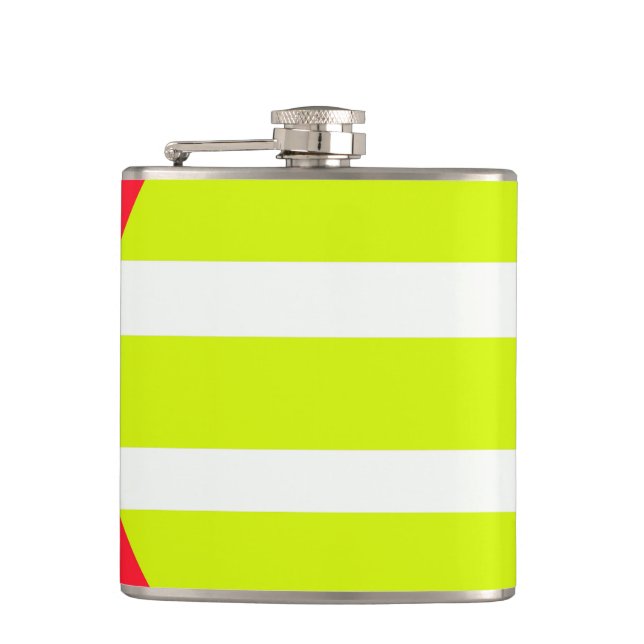 Futuristic sunset flask (Front)