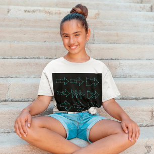 Futuristic Tech Arrow Circuit Design T-Shirt