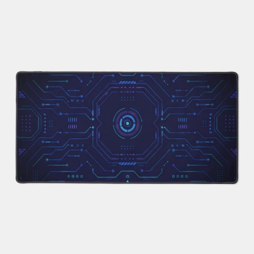 Futuristic Tech Desk Mat