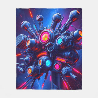 Futuristic Tech Orb Blanket | Comfort