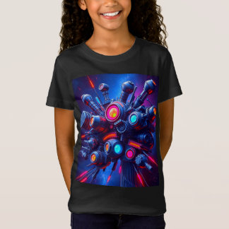 Futuristic Tech Orb Girls' T-Shirt