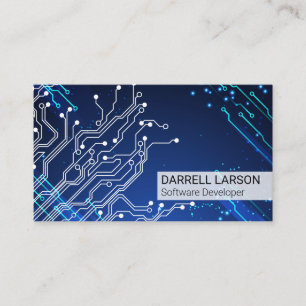 Futuristic Technology   Modern   Business Card