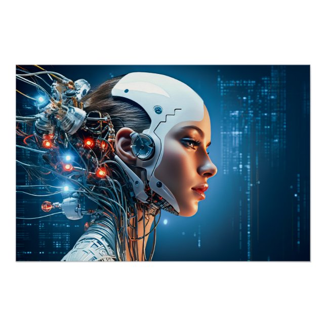 Futuristic Technology Poster (Front)