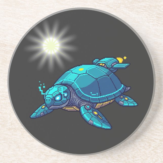 Futuristic Turtle Coaster (Front)
