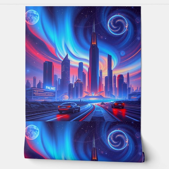 Futuristic Wall Art & Décor Wallpaper (Unrolling)