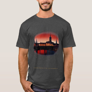 Futuristic Wrzburg Alte Mainbridge 2045 Artwork T-Shirt