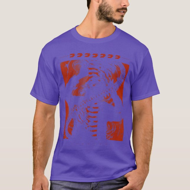 Futuristicechwear Japanese Cyberpunk Harajuku Horr T-Shirt (Front)