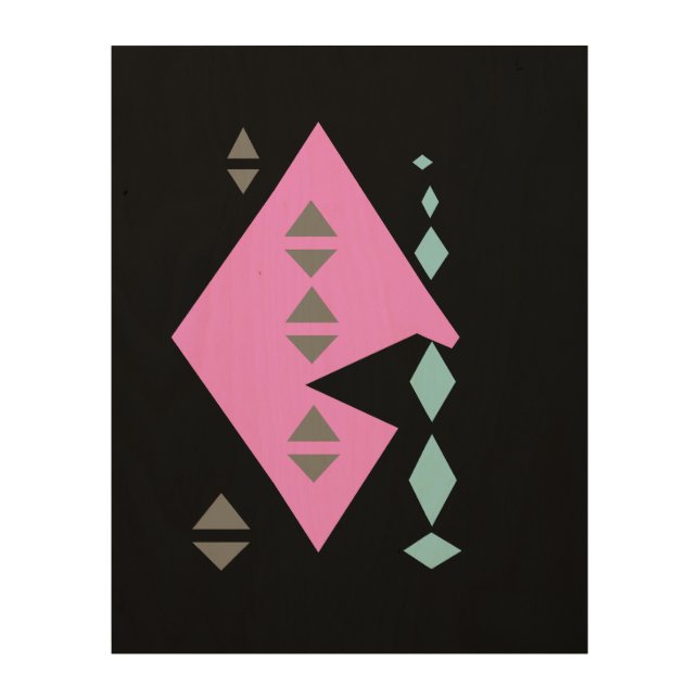 Futuristik Wall Art (Tickled Pink) (Front)