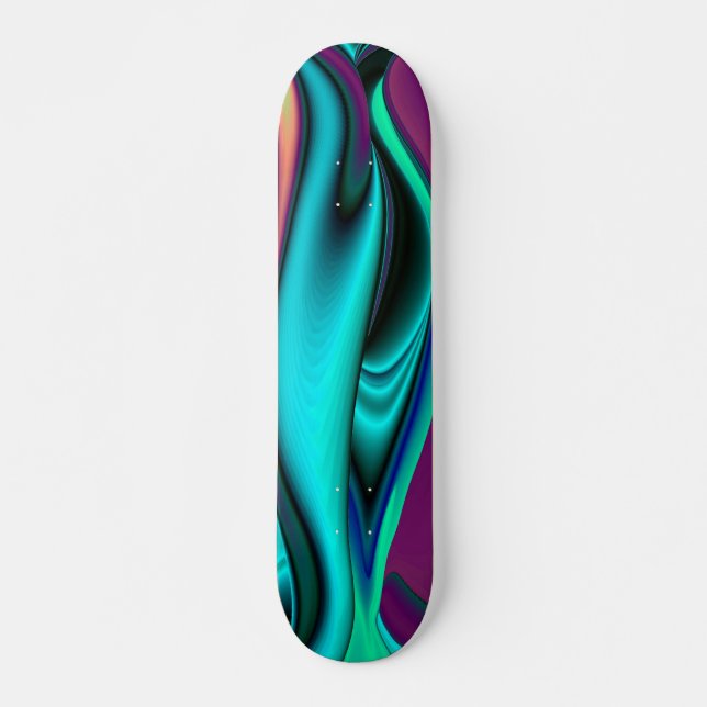 Futuristisch, Abstrakt Skateboard Deck (Front)