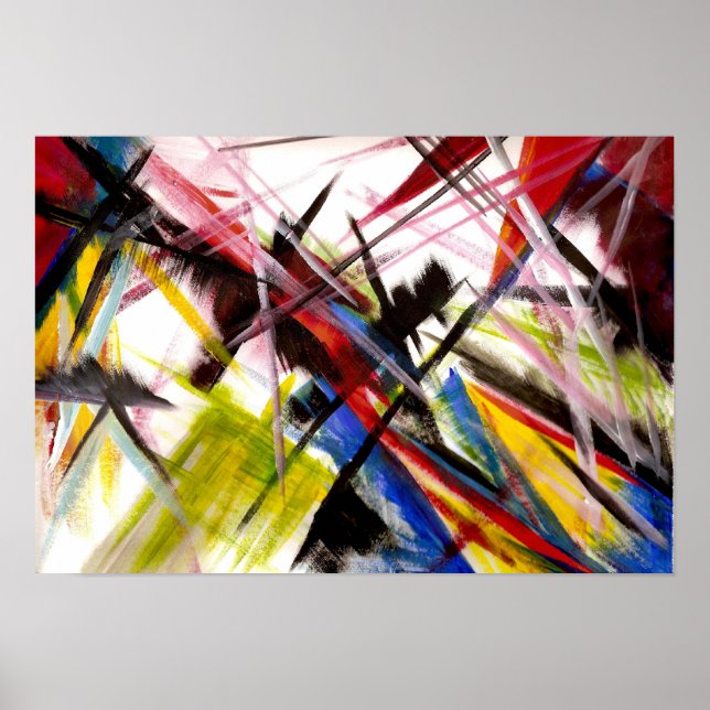 Futurists Genre Painting Poster (Front)