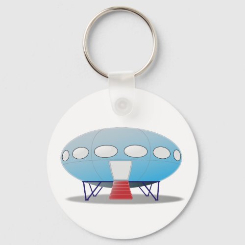 Futuro House Keychain