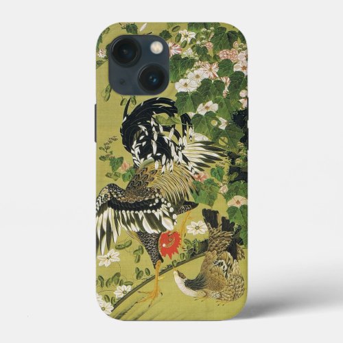 Fuyo Soukeizu Painting by Ito Jakuchu iPhone 13 Mini Case