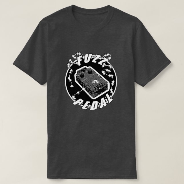 Fuzz Pedal  T-Shirt (Design Front)