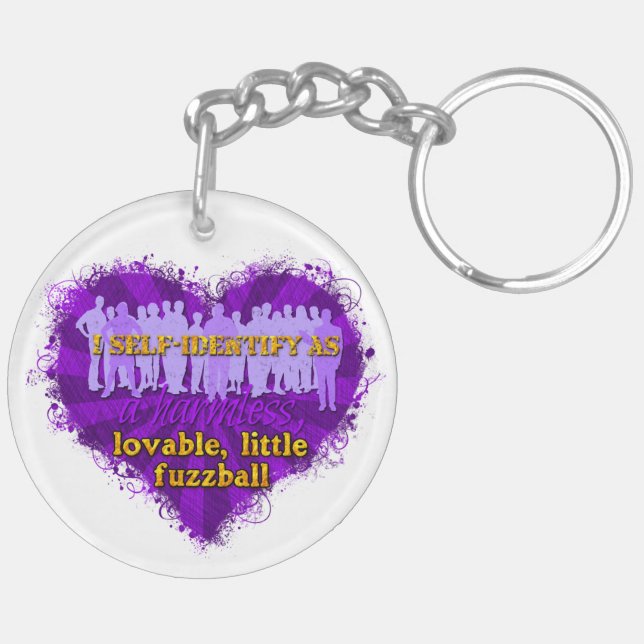 fuzzball keychain (Back Left)