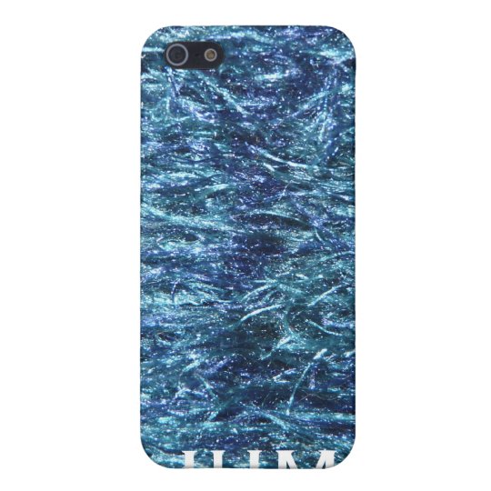 Fuzzy Blue for Stylish Guys iPhone SE/5/5s Cover