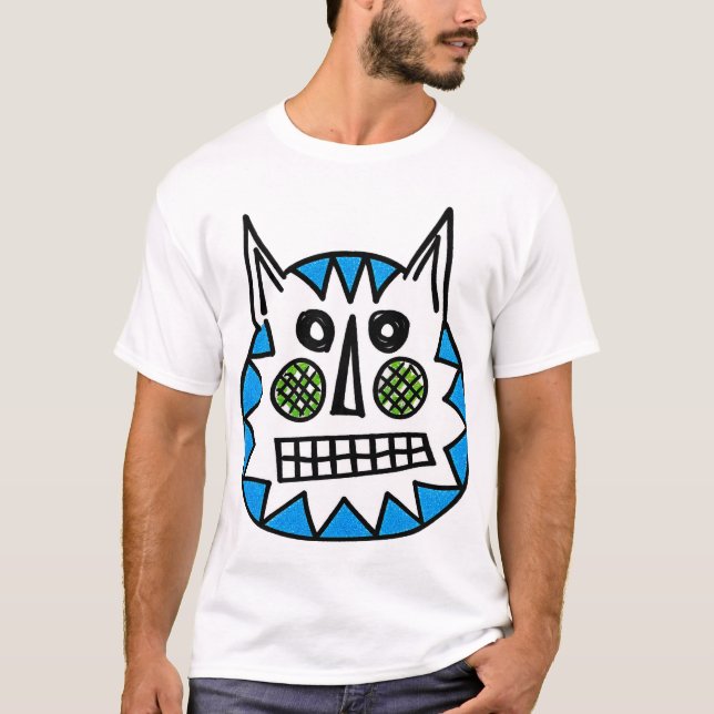 Fuzzy cat T-Shirt (Front)