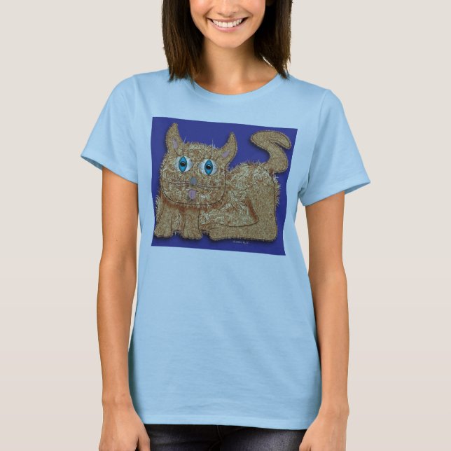 Fuzzy Cat T-Shirt (Front)