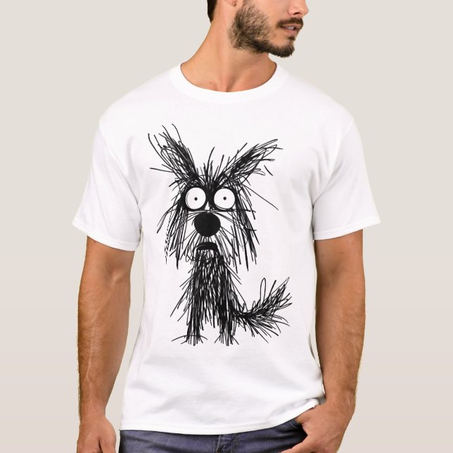 fuzzy dog T-Shirt (Front)