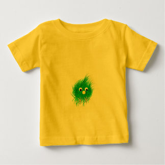 Fuzzy green face baby T-Shirt