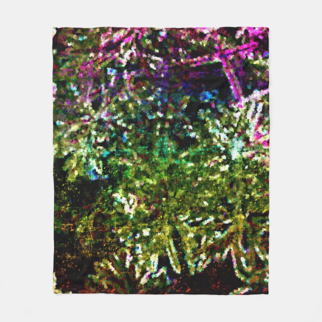 Fuzzy Mayhem Fleece Blanket (Front)