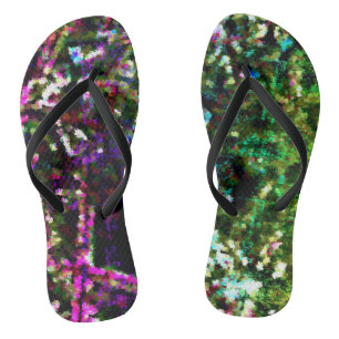 Fuzzy Mayhem Flip Flops
