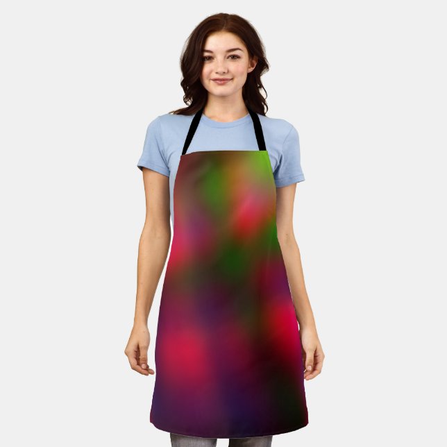 Fuzzy Rainbow Color Apron (Worn)