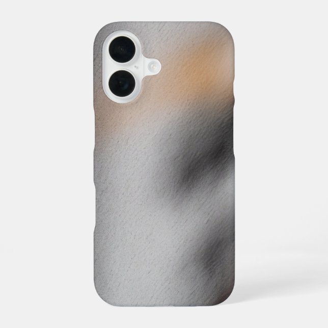 Fuzzy Sunrise Glow Iphone Case (Back)