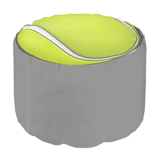Fuzzy Tennis Fun Pouf