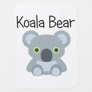 Fuzzy Wuzzy Koala Bear Baby Blanket