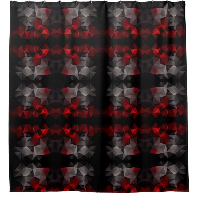 FuzzyFoxArt 3 Shower Curtain (Front)