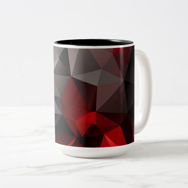 FuzzyFoxArt 3 Two-Tone Coffee Mug (Front Right)
