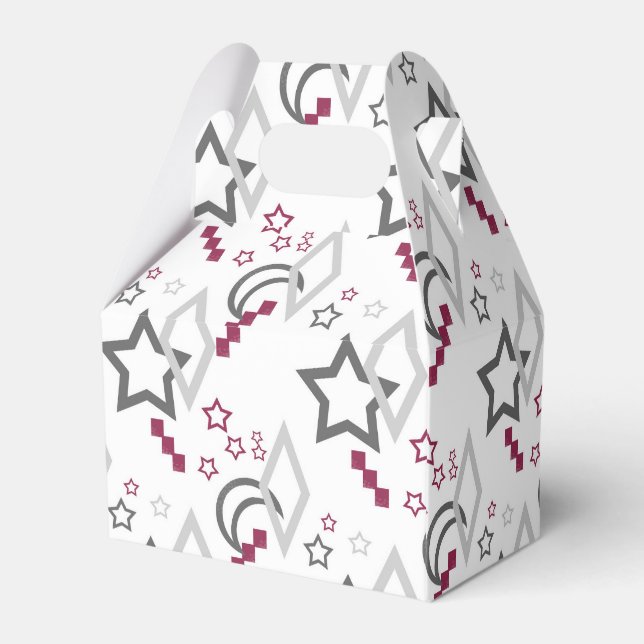 FuzzyFoxArt Favor Boxes (Back Side)