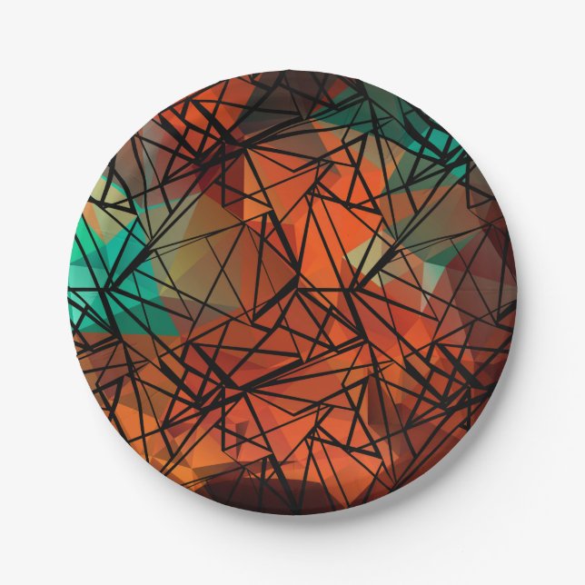 FuzzyFoxArt Paper Plates (Front)