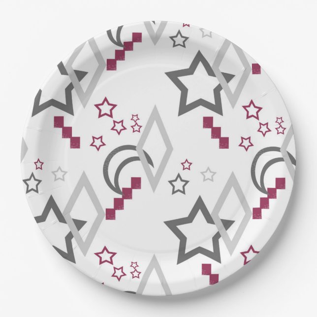 FuzzyFoxArt Paper Plates (Front)