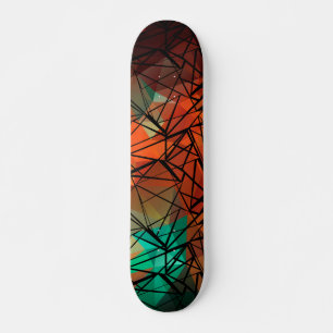 FuzzyFoxArt , polygon  Skateboard