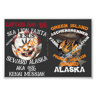 FV COHO CAPT DAN SEA OTTER FAJITA JESUS ALASKA PHOTO PRINT
